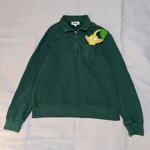 YMC Pocket Quarter Zip Sweater mens M